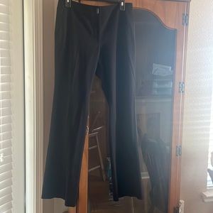 White House Black Market Size 6R Black Slacks.